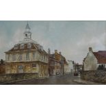 K ROBINSON, Kings Lynn, watercolour, signed and dated 85, framed and glazed. 29 x 18 cm.