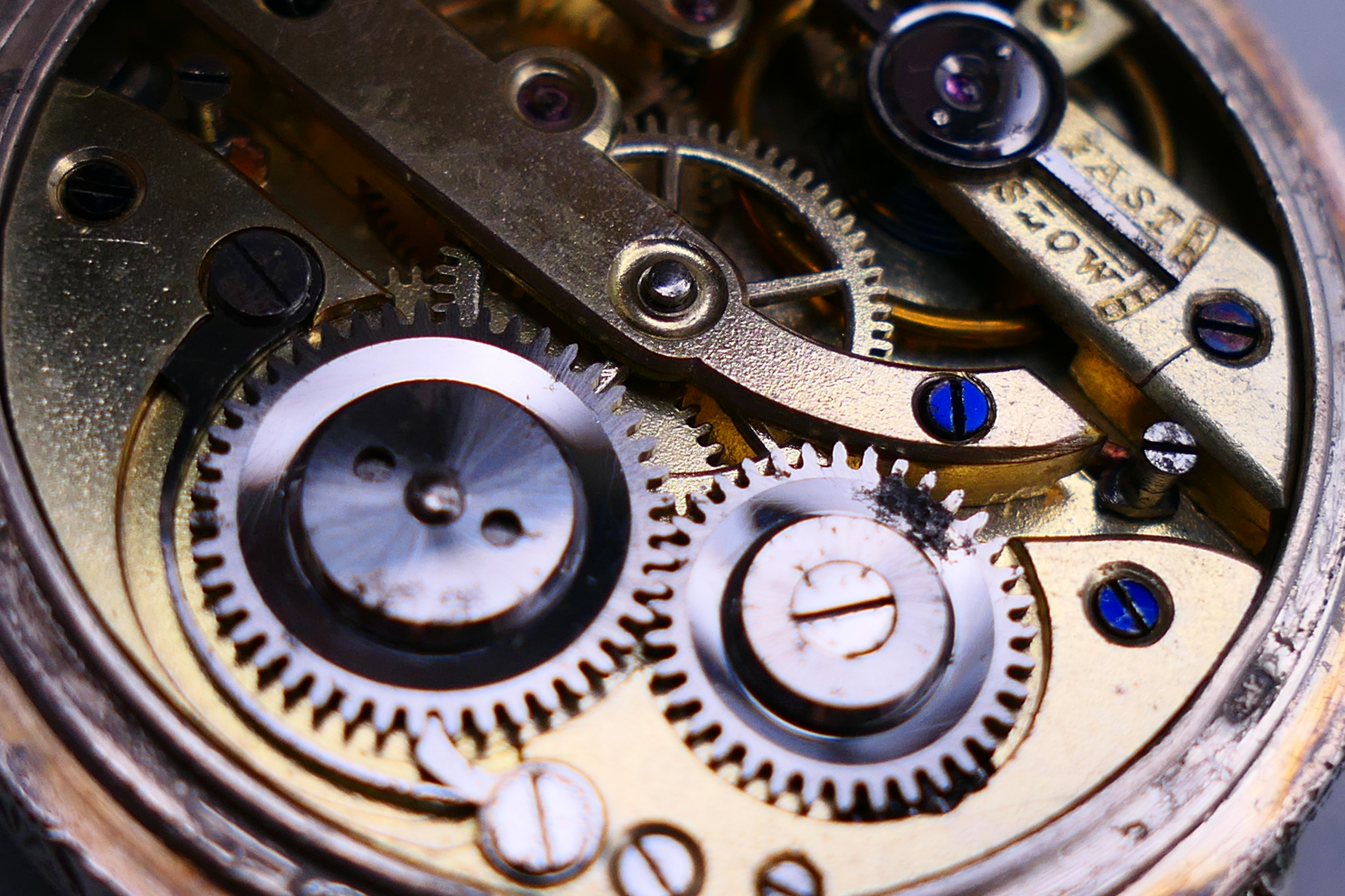 A 935 silver pocket watch. 3.25 cm diameter. - Image 8 of 12