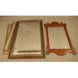 Four various mirrors. The largest 64 x 95 cm.
