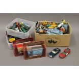 A quantity of various die cast toys.