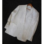 A white linen jacket.