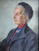 A Portrait of an Older Lady, oil on board, unsigned,