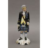 A Radnor porcelain figure, The Laird Campbell. 18 cm high.