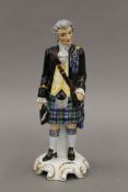 A Radnor porcelain figure, The Laird Campbell. 18 cm high.