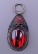 A Chinese pendant. 5 cm high.