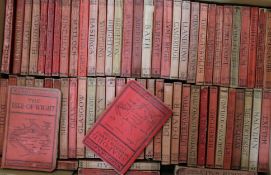 A box of Ward Lock & Co vintage guide books.