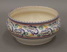 Carter, Stabler and Adams (Poole) Floating Flowers pattern bowl. 15 cm diameter.