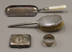 A quantity of silver and silver plate.