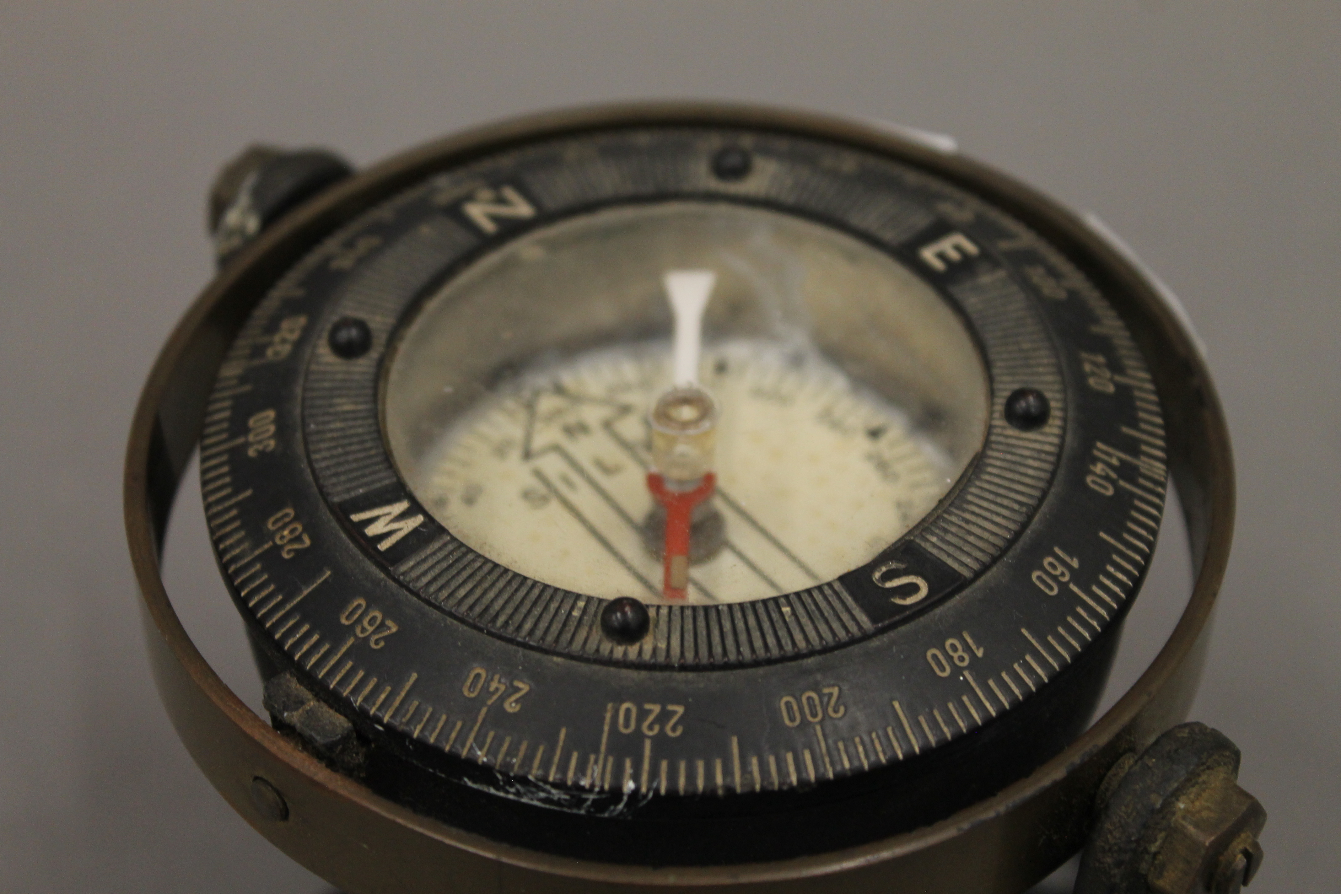 A Silva gimbal mounted Marine compass. 12 cm wide. - Image 3 of 4
