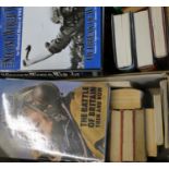 Two boxes of military reference books