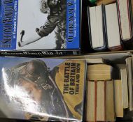 Two boxes of military reference books