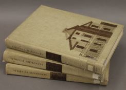 Vitruvius Brittanicus, three volumes.