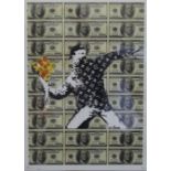 DEATH NYC, Banksy Sell Out, print, framed and glazed. 32 x 44.5 cm.