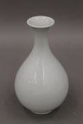 A Chinese blanc de chine vase. 18.5 cm high.