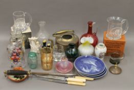 A quantity of various ceramics, glass, etc.