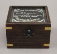 A sextant in box. The box 11 cm wide.