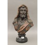 A 19th century terracotta model of an Arab, signed W.G & Co. 48 cm high.