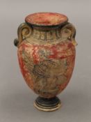 A Greco Roman pot. 12 cm high.