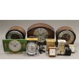 A quantity of various clocks, etc.