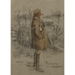 CHARLES ''SNAFFLES'' JOHNSON PAYNE (1884-1967) English, Good Hunting! Old Sportsman, print,