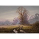 CHRISTOPHER OSBORNE, Winter Landscape, oil on board, signed, framed. 39 x 29 cm.