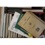 A box of Railway books