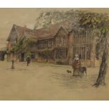 CECIL ALDIN, Ockwells Manor, print, signed to margin, framed and glazed. 44 x 37.5 cm.