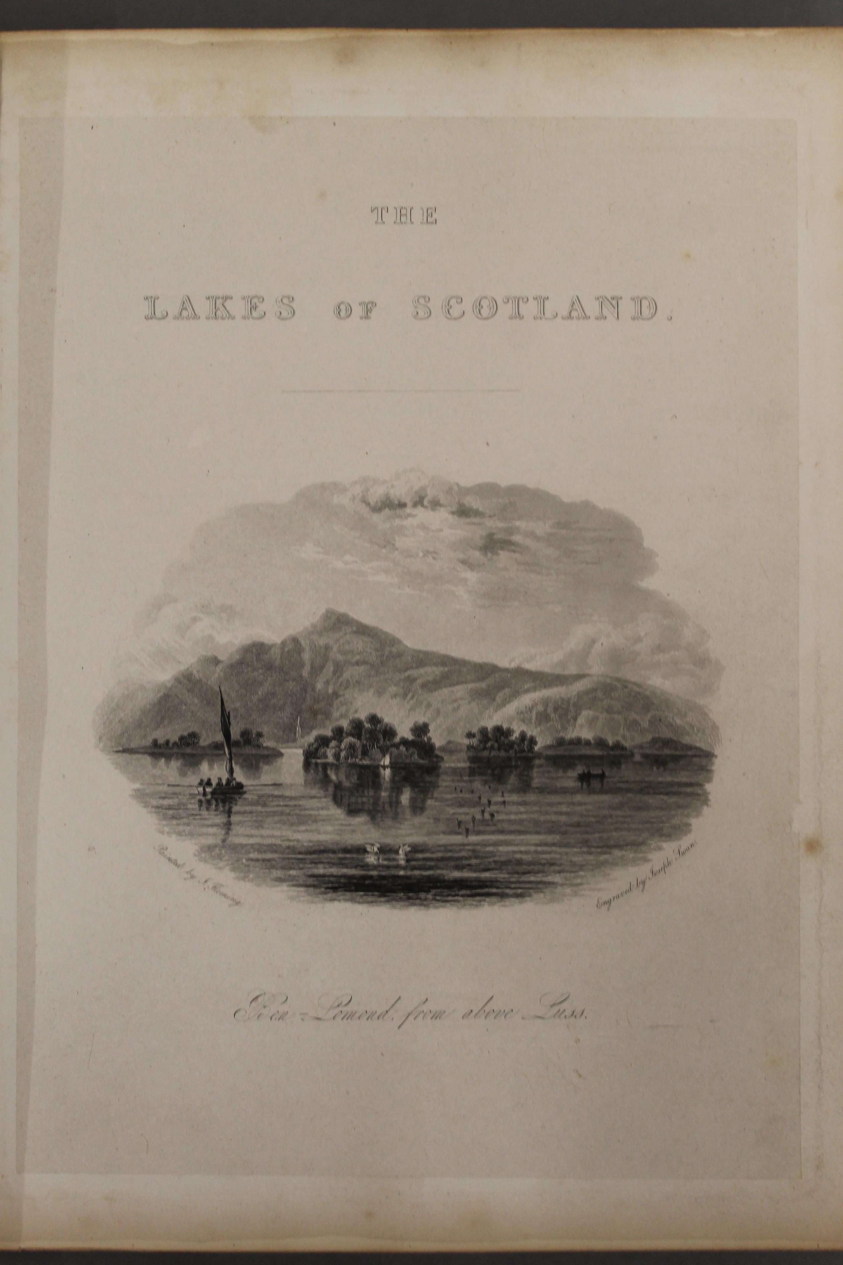 Swan Joseph, The Lakes of Scotland, a Series of Views, 1834, with 52 engraved views, - Image 2 of 3