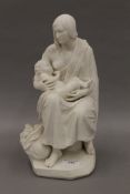 A 19th century Minton Parian figural group, inscribed The Duced From Sir Richard Westmacott by J.