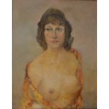 FRANK OWEN DOBSON RA (1888-1963) British, Nude Portrait of a Lady, oil on board,