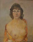 FRANK OWEN DOBSON RA (1888-1963) British, Nude Portrait of a Lady, oil on board,