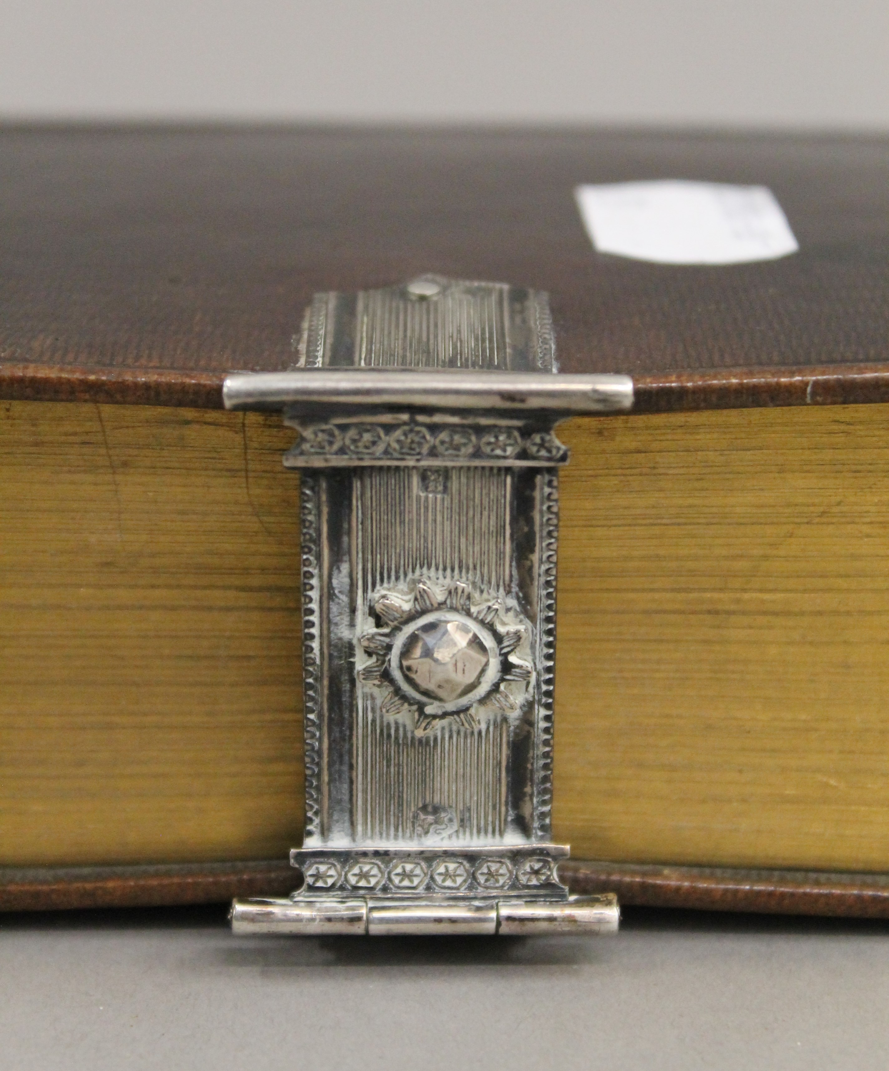 Two Dutch silver mounted bibles. - Image 5 of 5