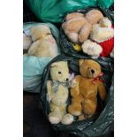 A large quantity of teddy bears, etc.