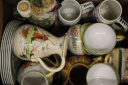 A quantity of miscellaneous decorative pottery, etc.