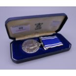 A Police Long Service and Good Conduct medal, Avon and Somerset,