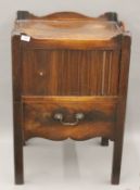 A 19th century tray top pot cupboard.