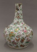 A 19th century Chinese Canton famille rose vase. 29 cm high.