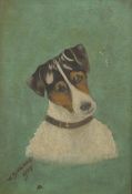 W B VOLANS, Terrier Portraits, a pair, oils on board, each signed and dated 1907, each framed. 16.