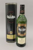 A bottle of Glenfiddich Special Reserve 12 Year Old Single Malt Scotch Whisky.