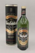 A bottle of Glenfiddich Special Reserve Single Malt Scotch Whisky, boxed.