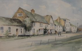 JASON PARTNER, The Bell Inn, Walberswick, watercolour, framed and glazed. 37 x 23 cm.