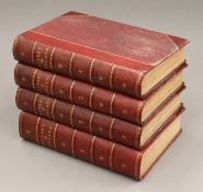 Hume, David. The History of England, Special Edition (circa 1870), half morocco, complete in 4 vols.