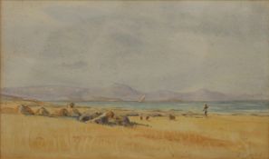 Attributed to W L WYLLIE, Alicante, watercolour, signed and inscribed, framed and glazed. 24.5 x 14.