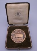 A National Pig Breeders Association medal awarded to G.