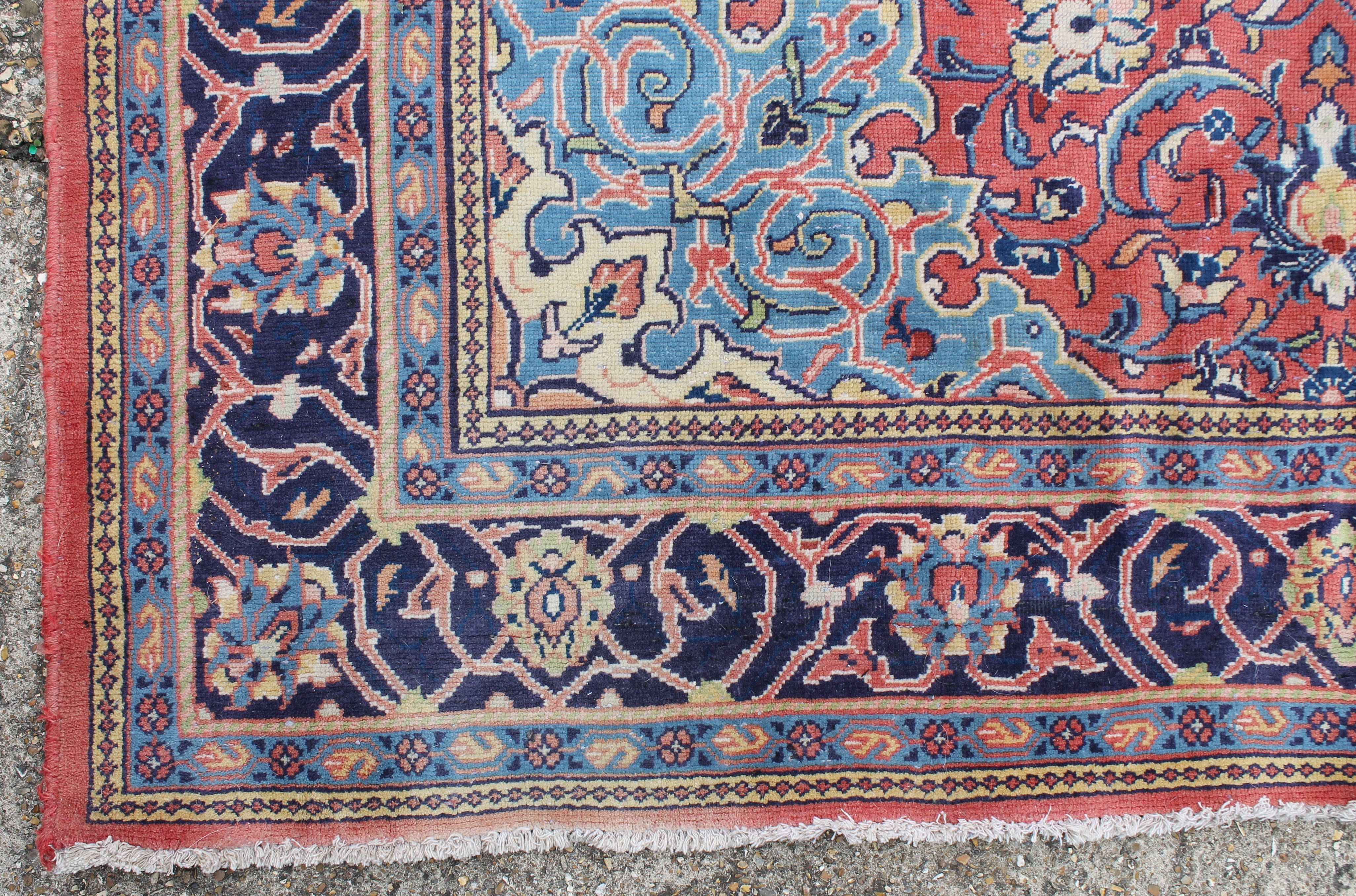 A large Iranian red ground wool rug. 330 x 222 cm. - Image 2 of 3