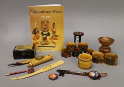 A quantity of Mauchline ware.