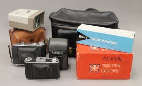 A small quantity of camera equipment