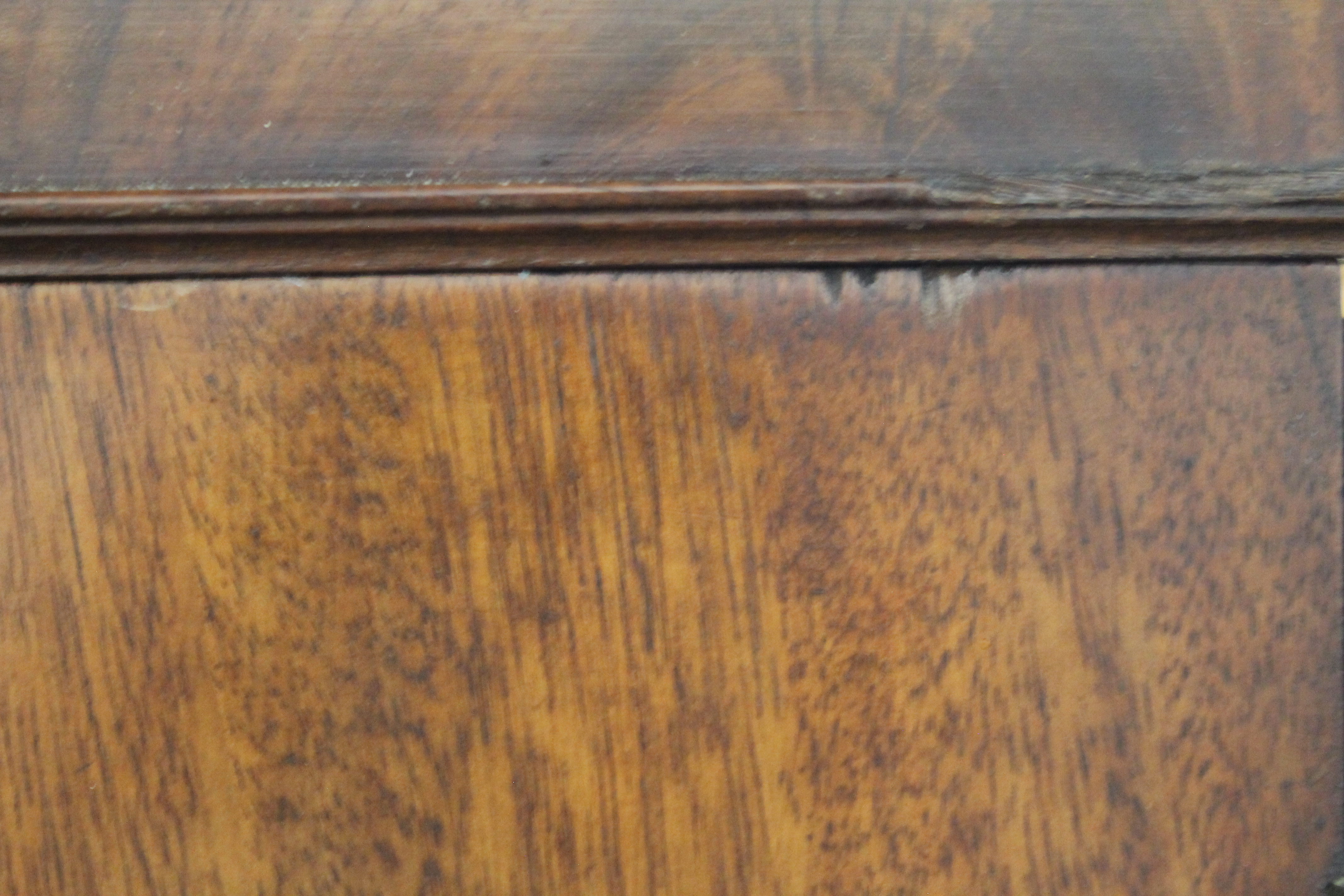 A 19th century mahogany linen press. 183 cm high x 142.5 cm wide. - Image 3 of 5