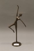 A Hagenauer style bronze figure. 29.5 cm high.