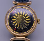 An Ernest Borel ladies kaleidoscope cocktail wristwatch. 2.5 cm wide.